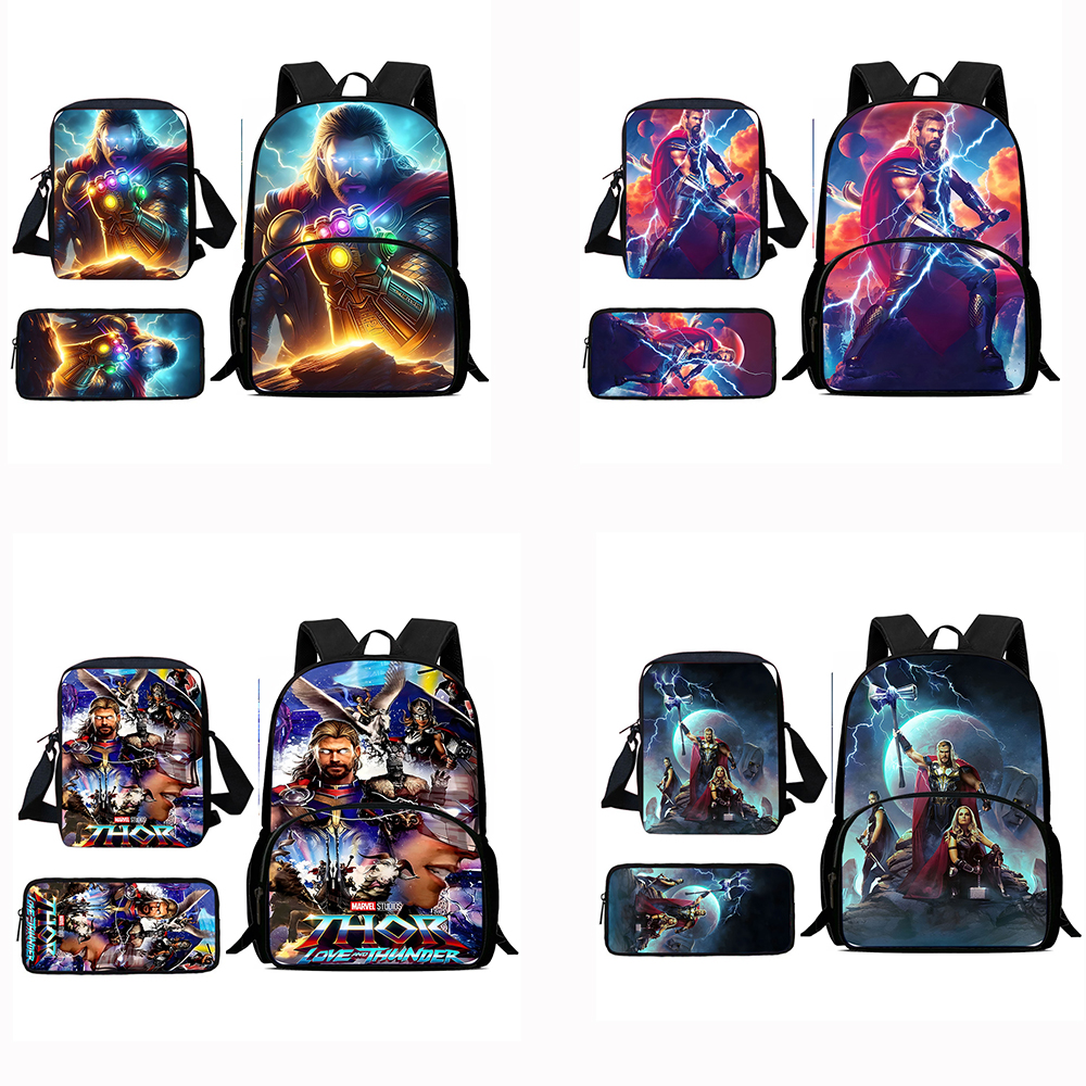 Pencil Case Large - Child Backpacks Cute anime hero Thors