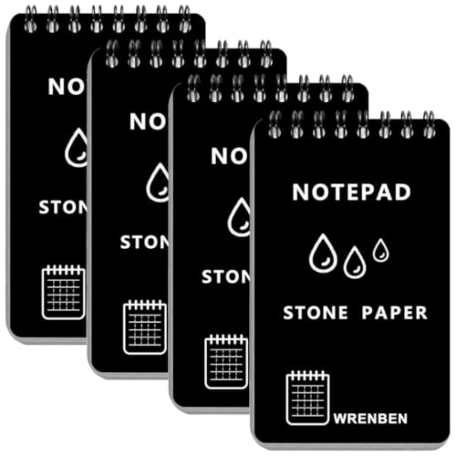 Graph Paper Pad - 4PCS Waterproof Spiral Notebook 3