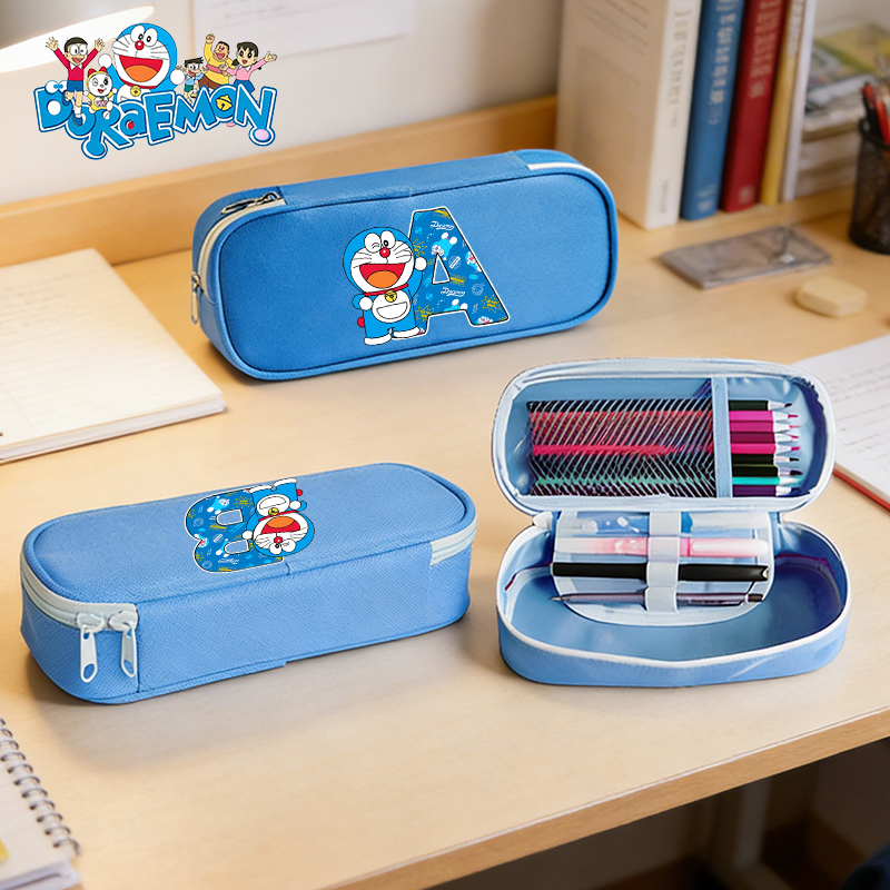 Pencil Case Large - Doraemon Pencil Case Cartoon Letter Pen