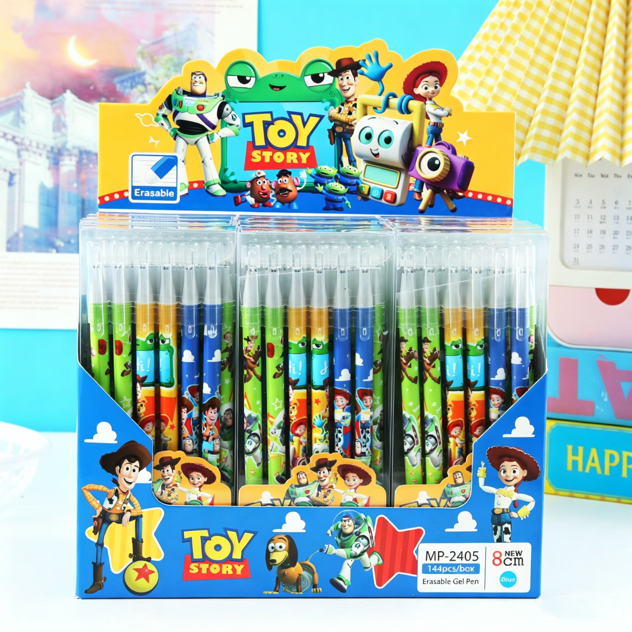 Gel Ink Pen Set - New 6/24pcs Toy Story Magic Erasable