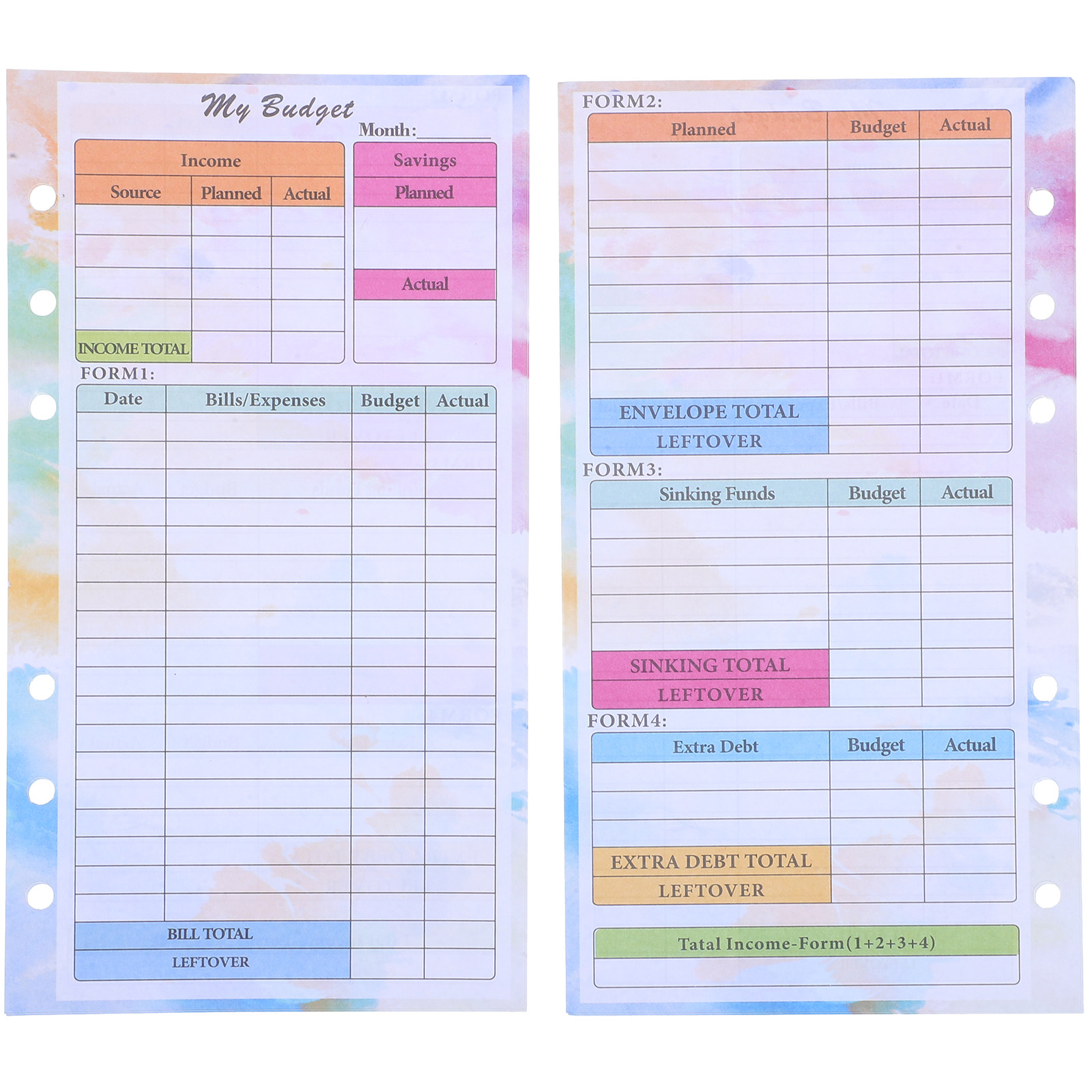14 Sheets A6 Budget Planner In - Planner Weekly Budget recension och pris