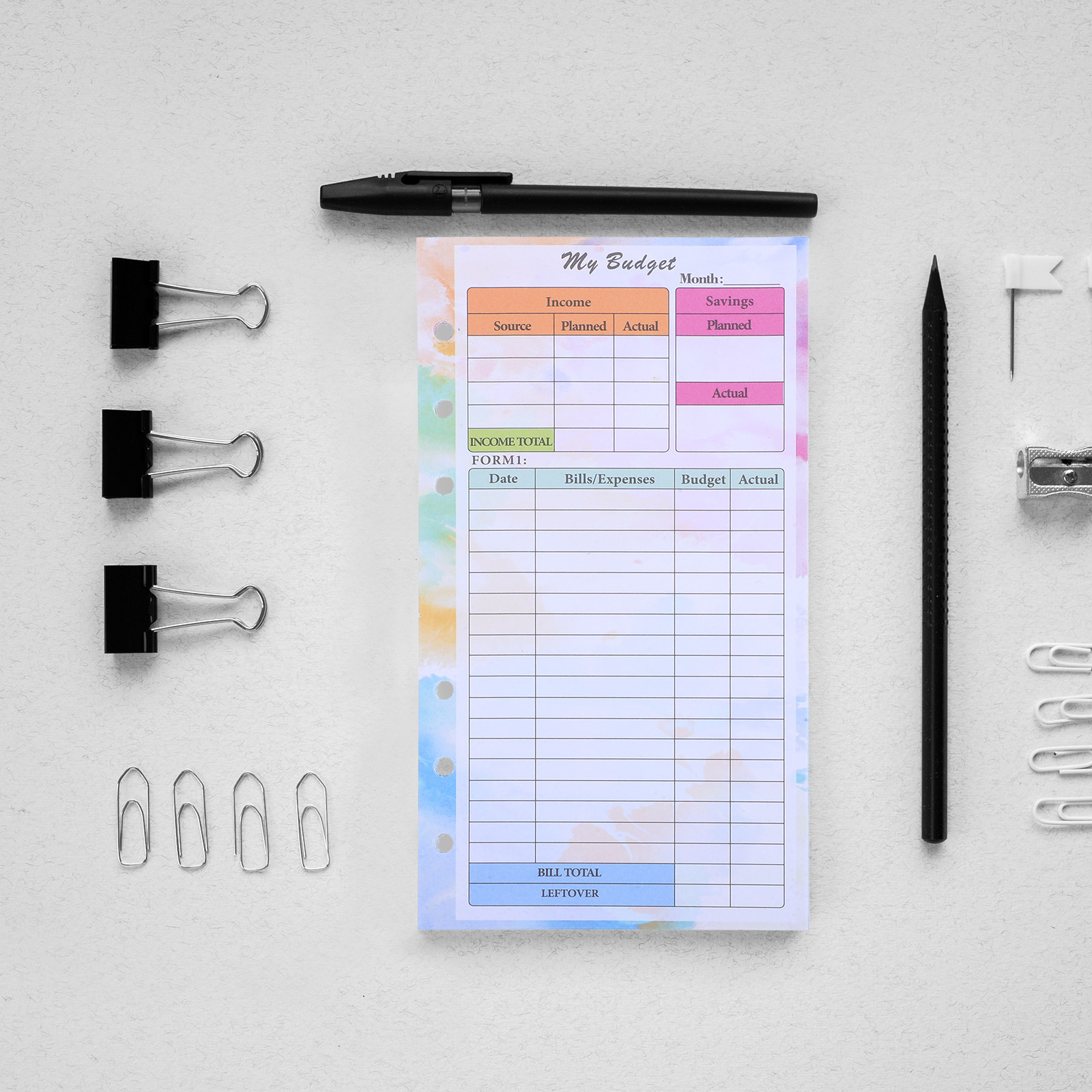 14 Sheets A6 Budget Planner In - Planner Weekly Budget recension och pris