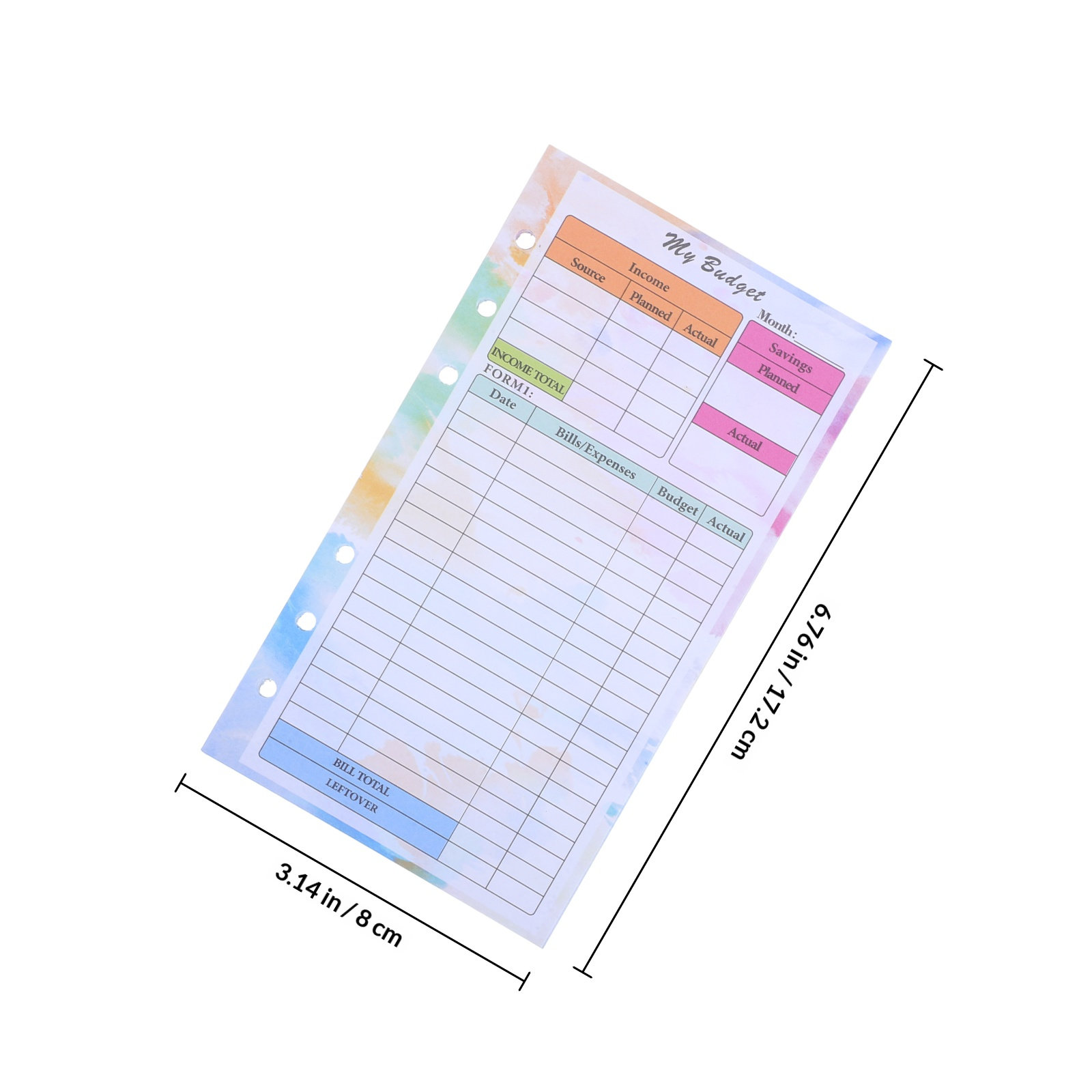 14 Sheets A6 Budget Planner In - Planner Weekly Budget recension och pris