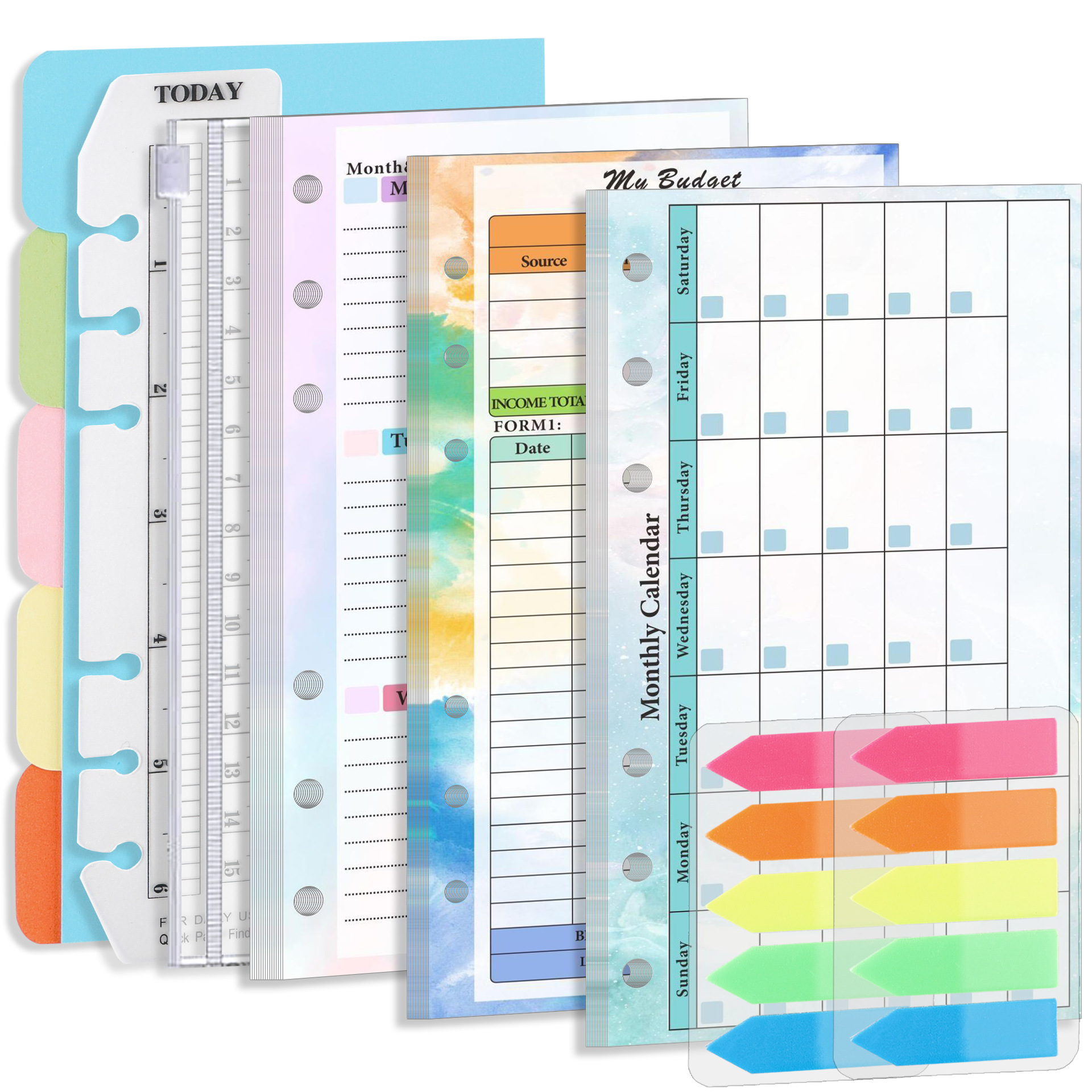 2026 NEW A6 Loose Leaf Noteboo - Planner Weekly Budget recension och pris