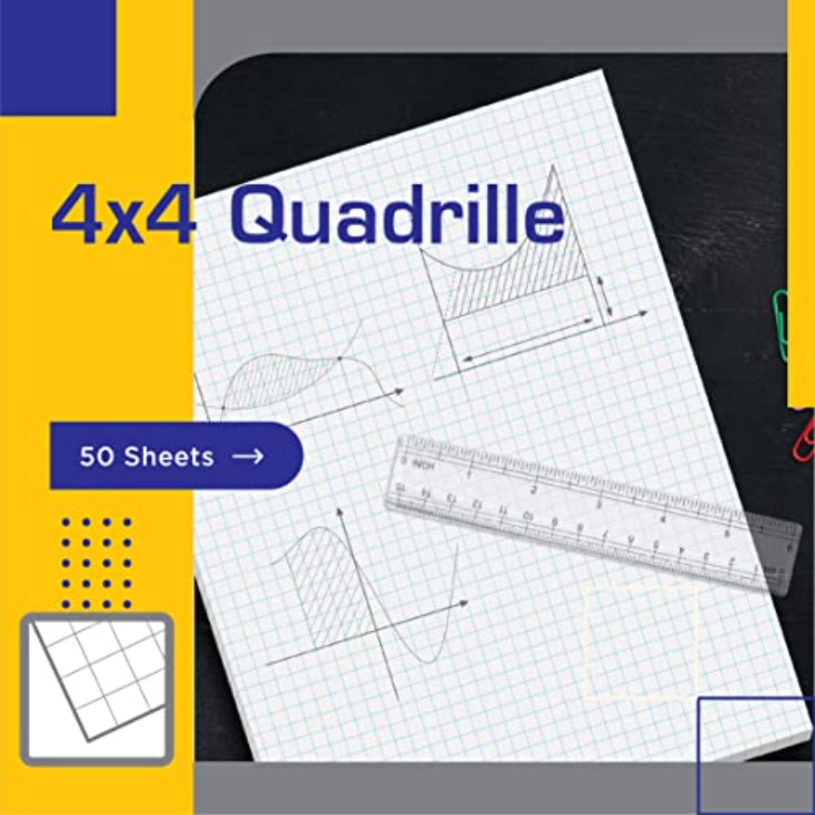 Graph Paper Pad 8.5 x 11 50 Sh - Graph Paper Pad recension och pris