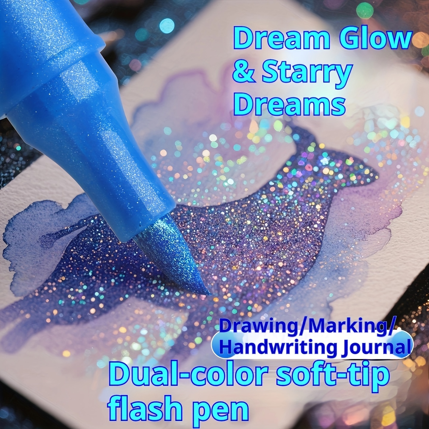 24/48 Color Double-Ended Glitt - Gel Ink Pen Set recension och pris