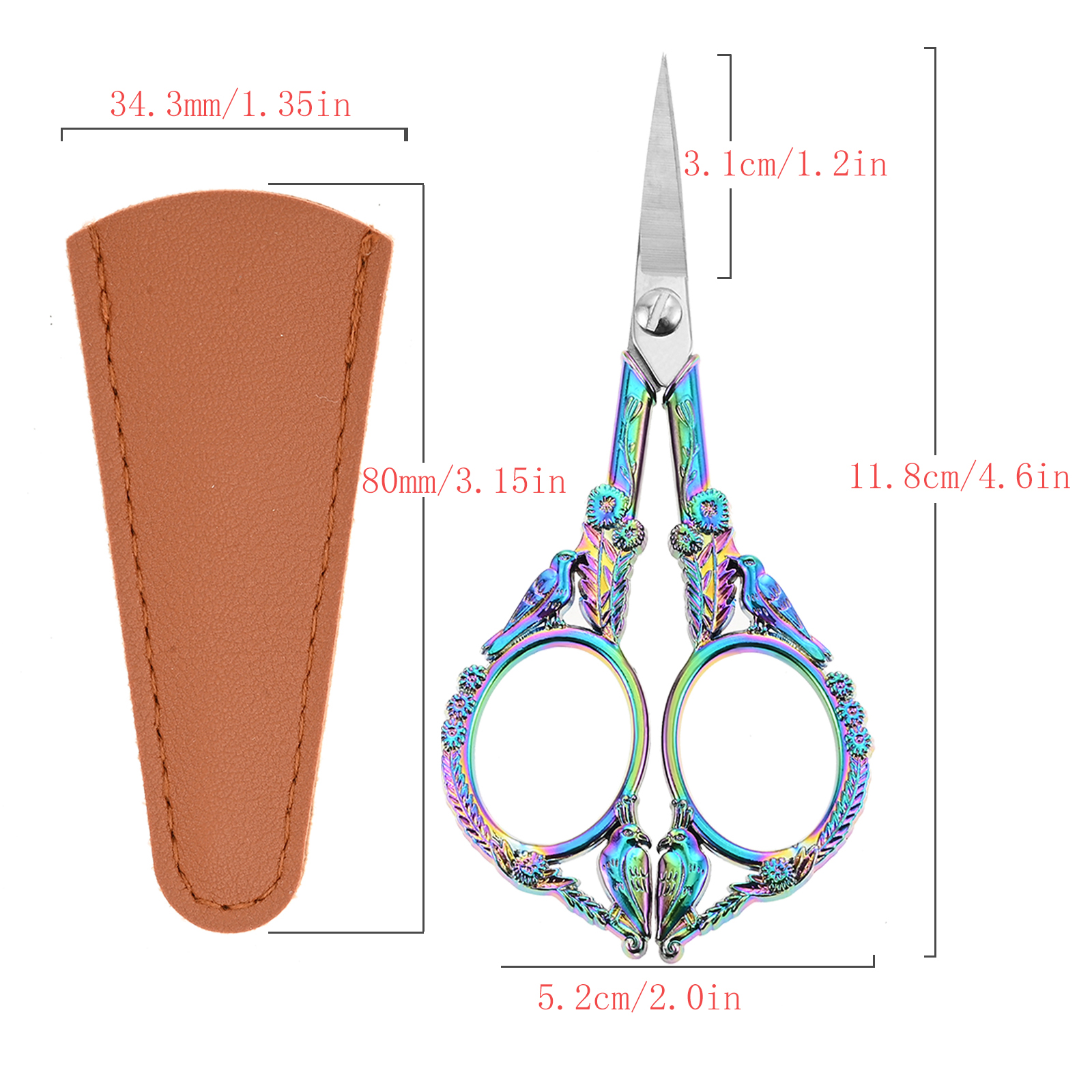 Retro Embroidery Scissors with - Scissors Stainless Craft recension och pris