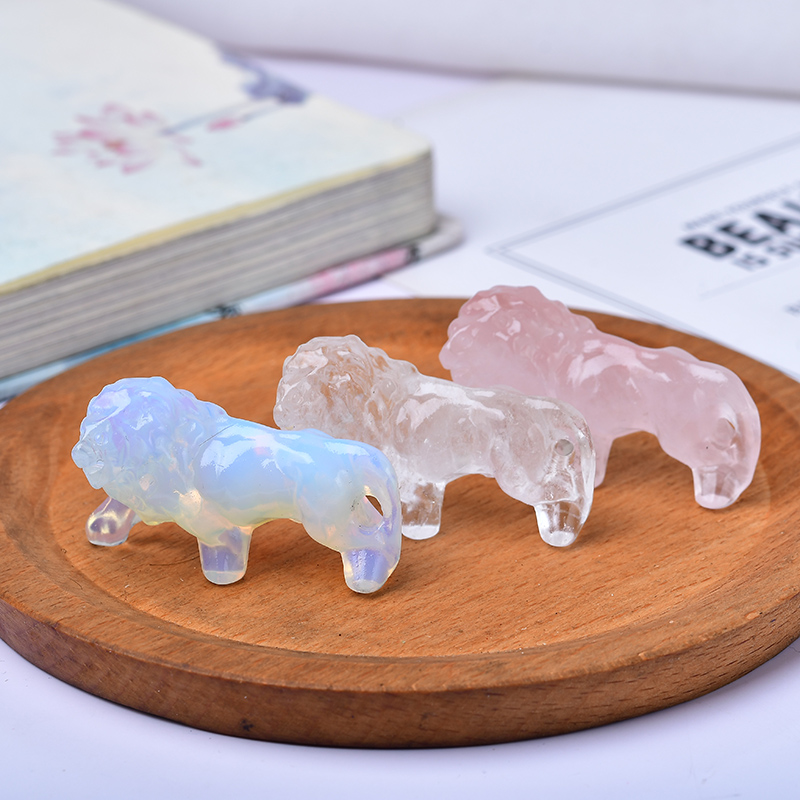 Natural Crystal Obsidian Lion. - Lion Stationery & Office Supply(Kunshan)Co.Ltd recension och pris