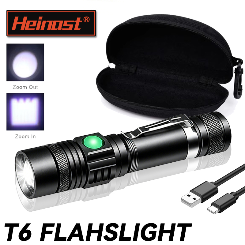 T6 LED Rechargeable Flashlight - Stationery Supply recension och pris