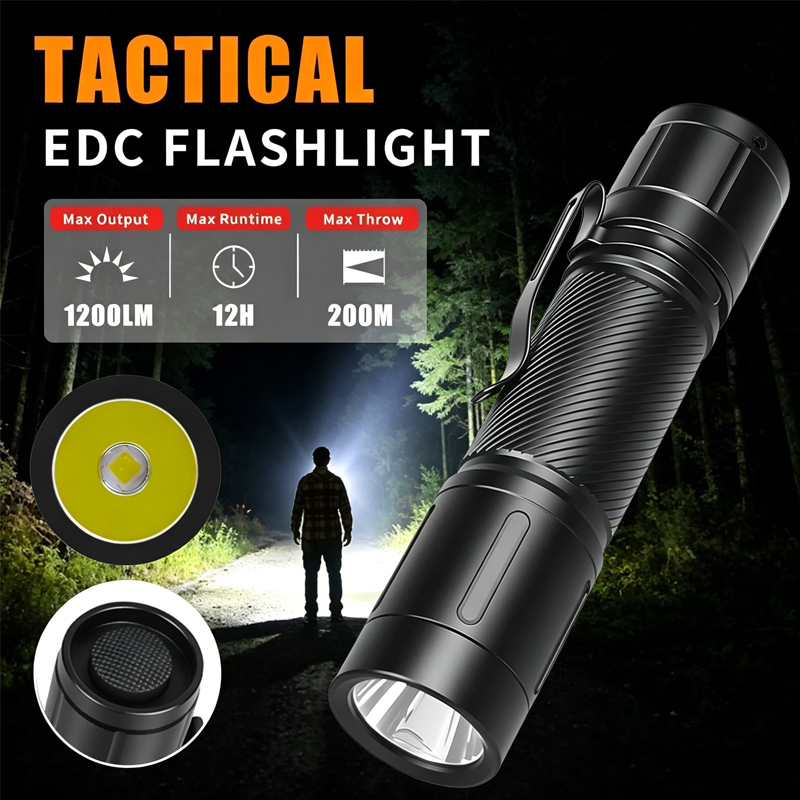 High Power LED Flashlights Tac - Stationery Supply recension och pris