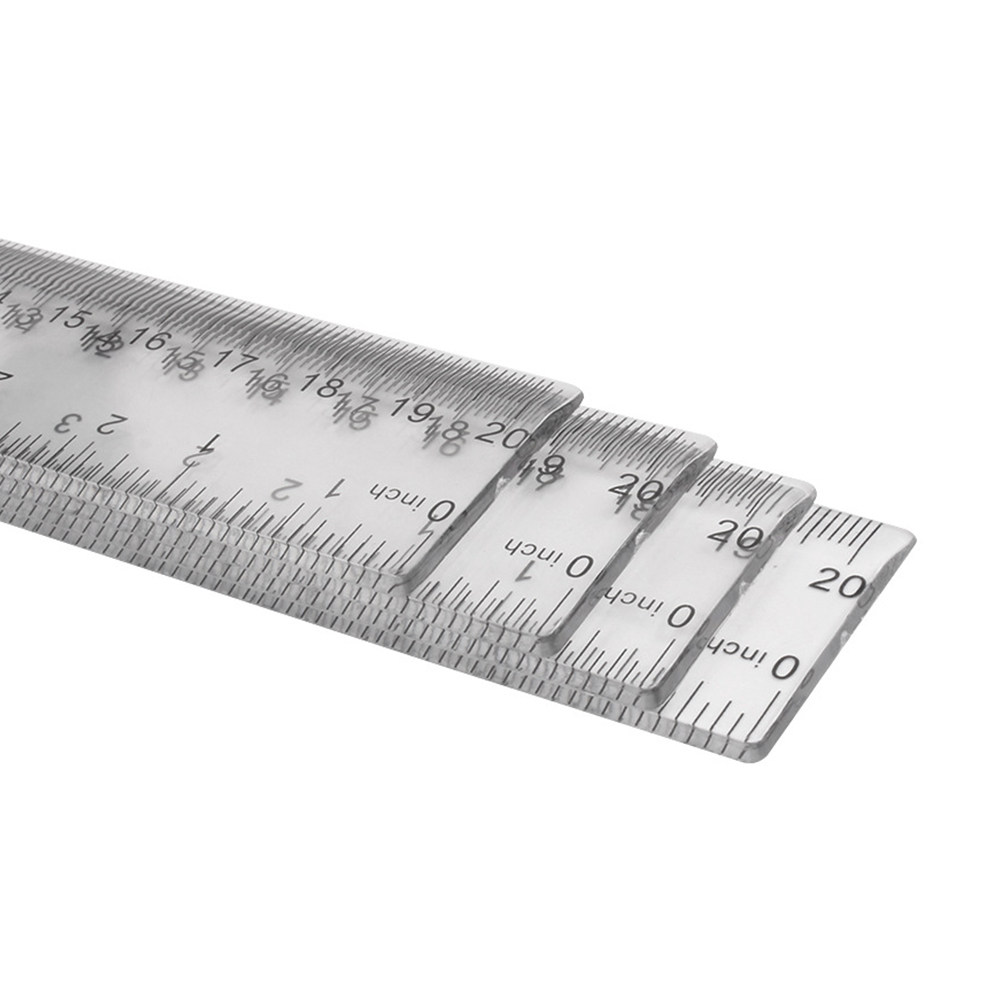 20Pcs Transparent Plastic Stra - Ruler Set Transparent recension och pris