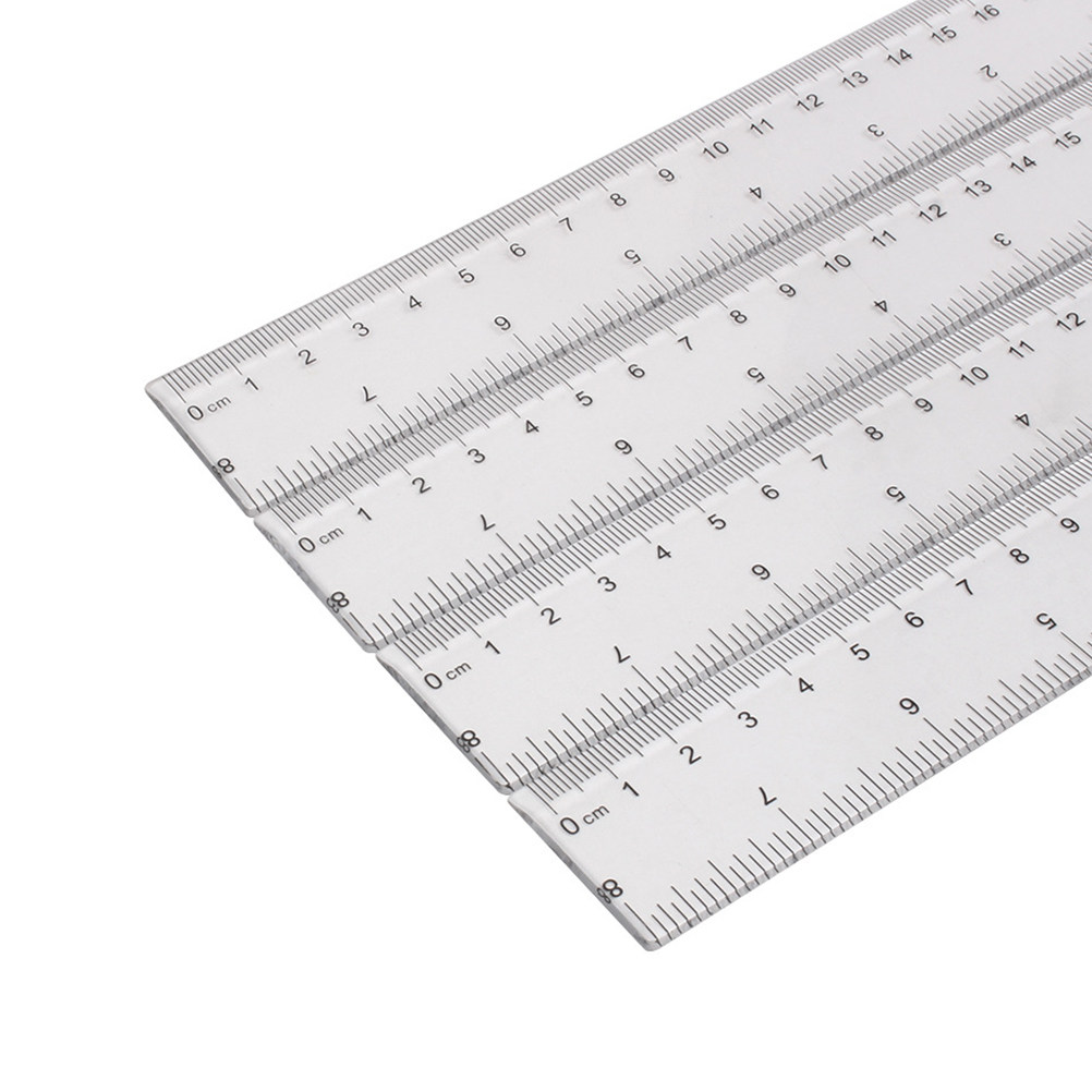 20Pcs Transparent Plastic Stra - Ruler Set Transparent recension och pris