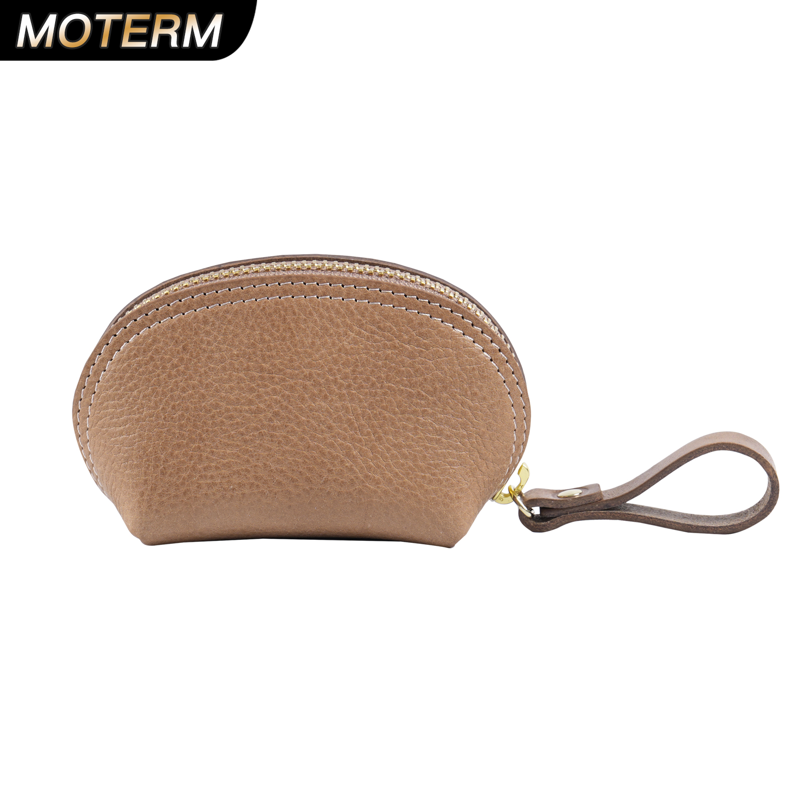 Moterm Mini Coin Pouch with Zi - Tan Stationery & Office Supply recension och pris