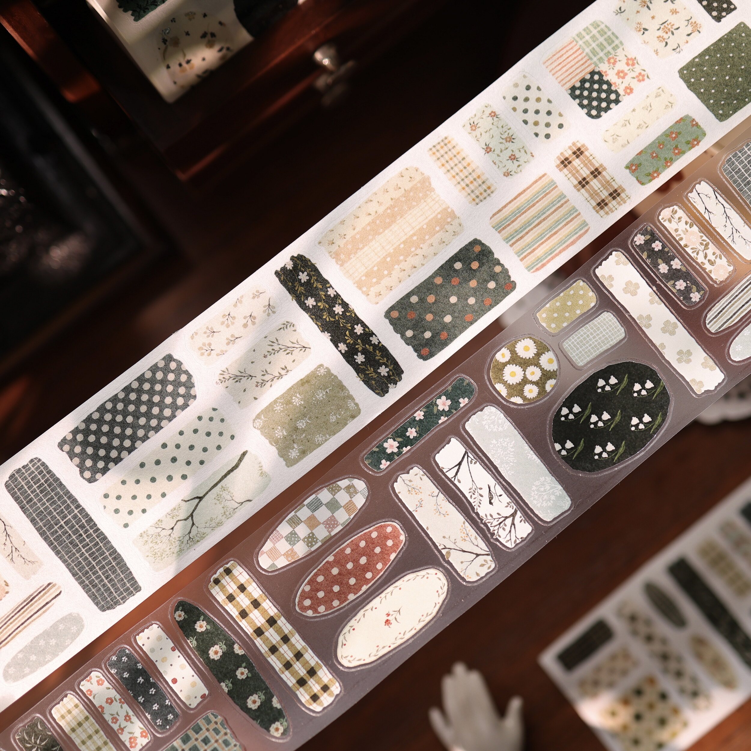 YiEr Studio Vintage Floral Pat - Washi Tape Set recension och pris