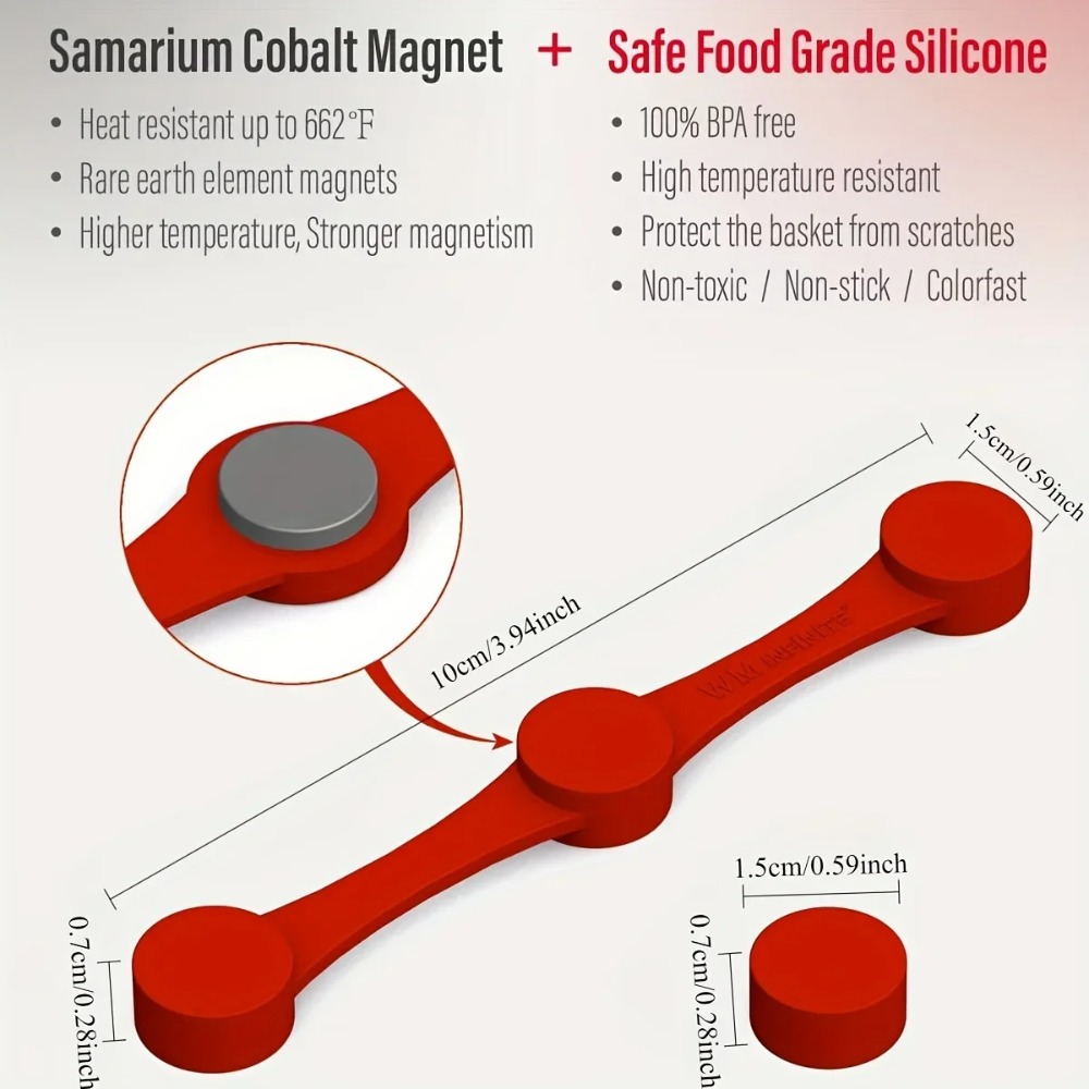Air Fryer Magnet Silicone Buck - Paperclip Magnetic Set recension och pris