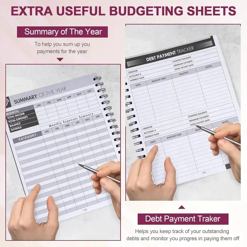 ADHD A4 Planner Notebook, Dura - Planner Weekly Budget recension och pris