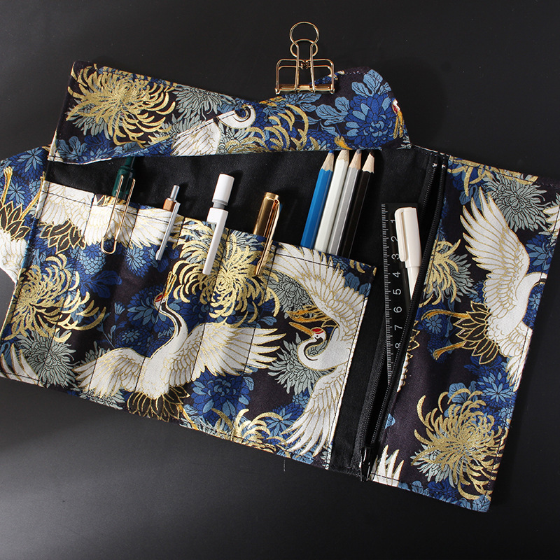 Japanese Retro Chinese Style G - Pen Pouch Roll recension och pris