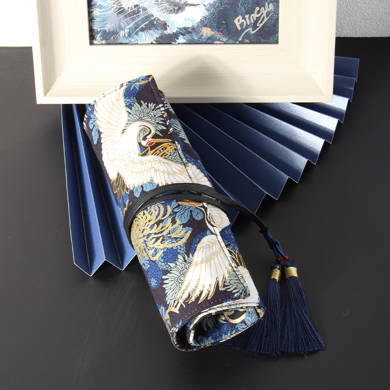 Japanese Retro Chinese Style G - Pen Pouch Roll recension och pris