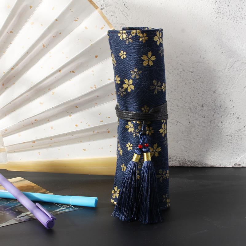 Japanese Retro Chinese Style G - Pen Pouch Roll recension och pris