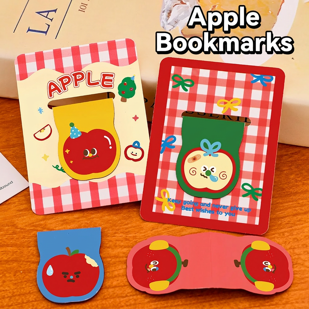 Cute Apple Shaped Magnetic Boo - Paperclip Magnetic Set recension och pris