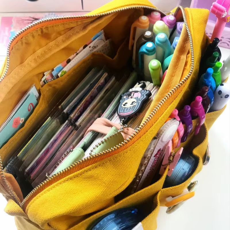 Large Capacity Canvas Storage  - Pen Pouch Roll recension och pris