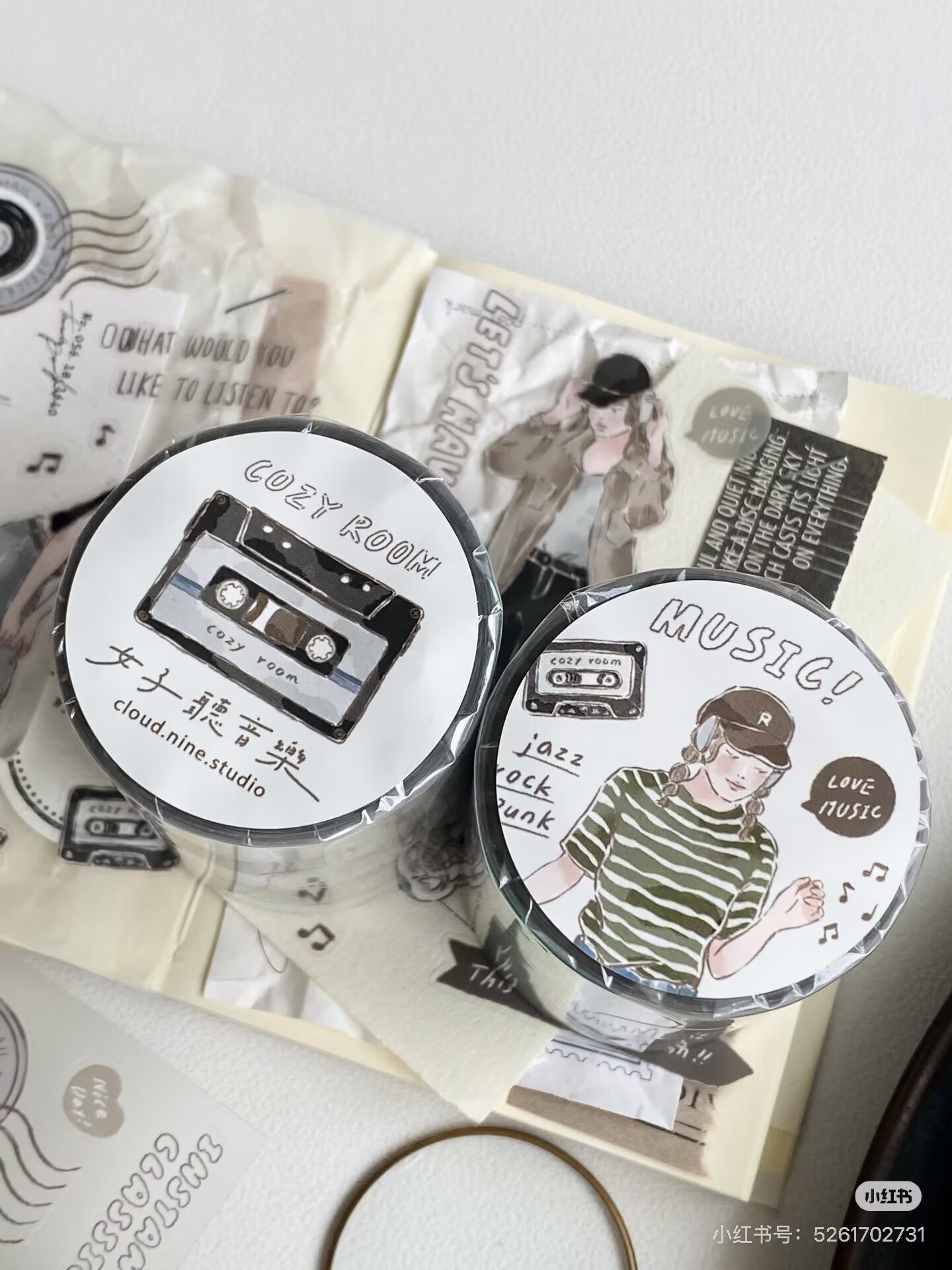Cloud Nine Studio Vintage List - Washi Tape Set recension och pris