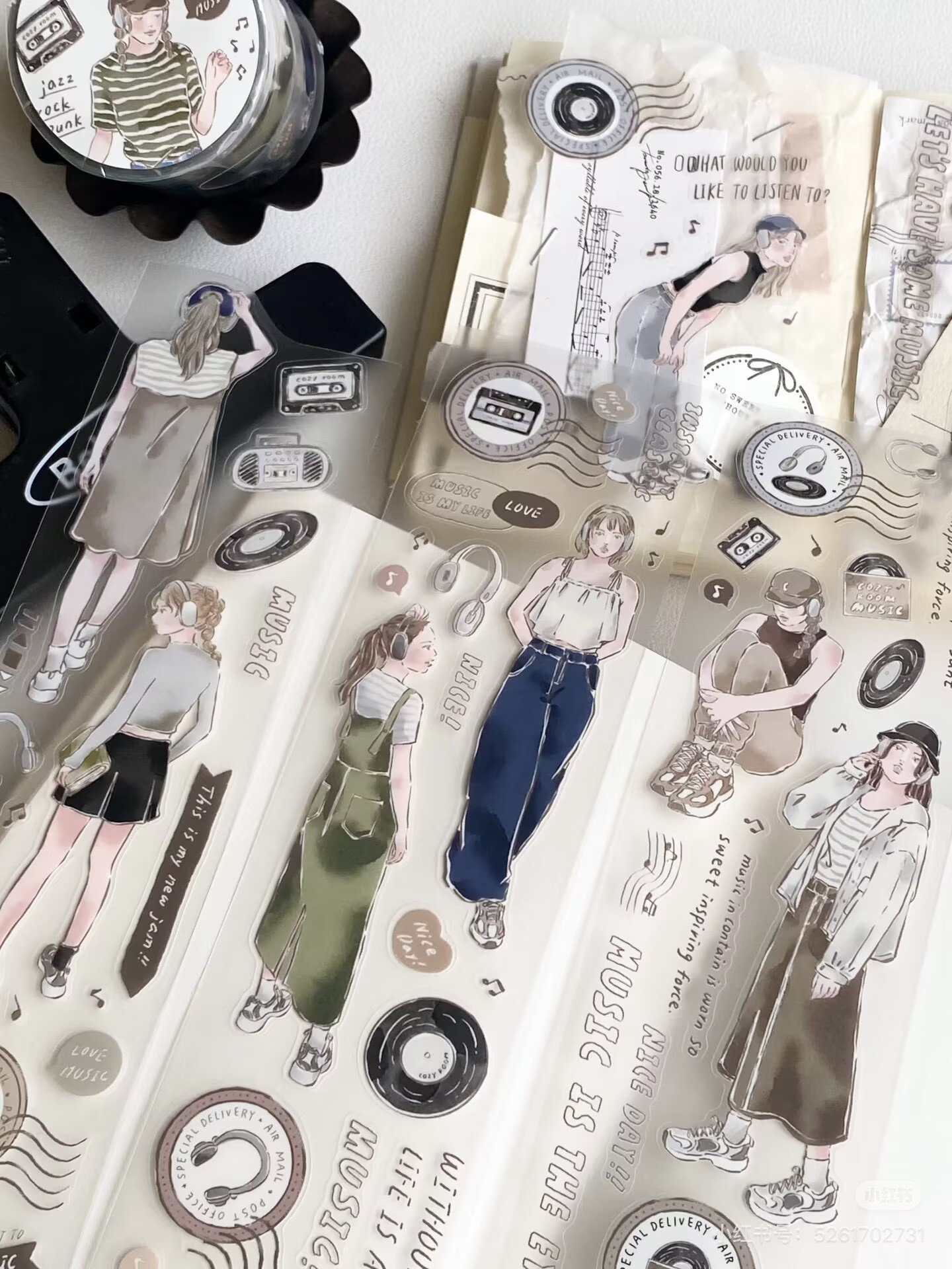 Cloud Nine Studio Vintage List - Washi Tape Set recension och pris