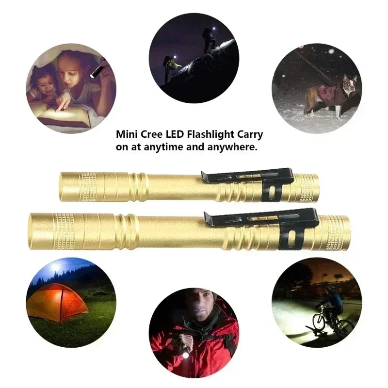 Portable Mini LED Pen Flashlig - Stationery Supply recension och pris
