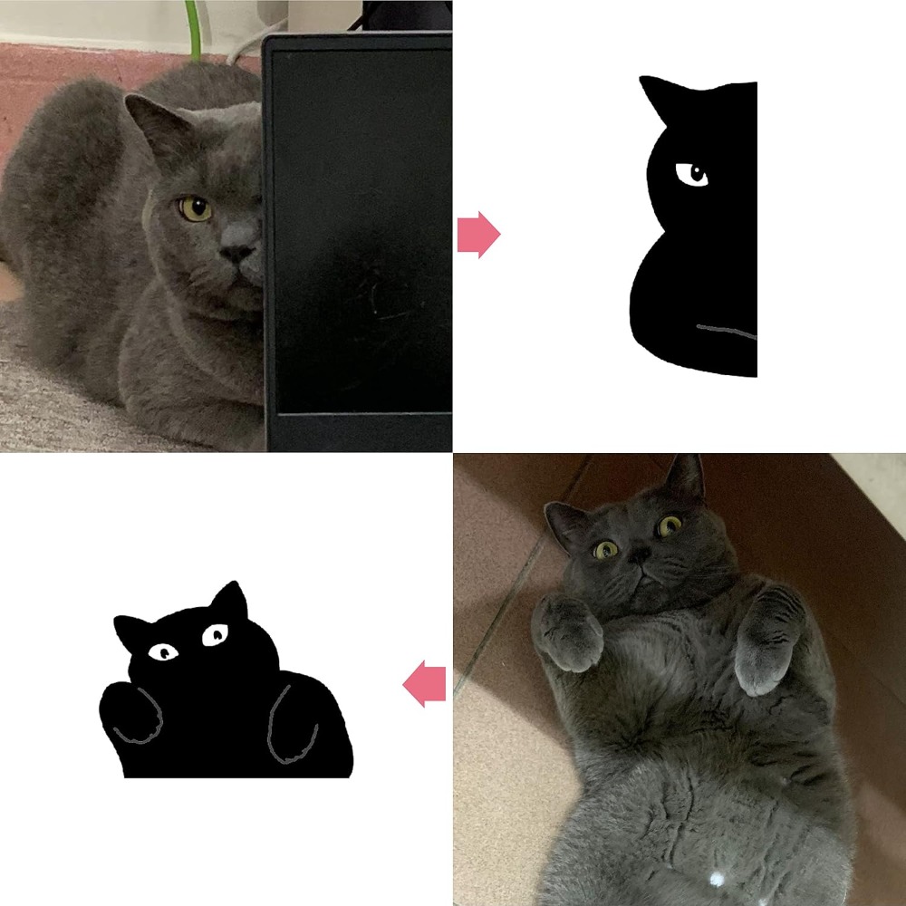 6 Cute Cat Magnetic Bookmarks  - Paperclip Magnetic Set recension och pris