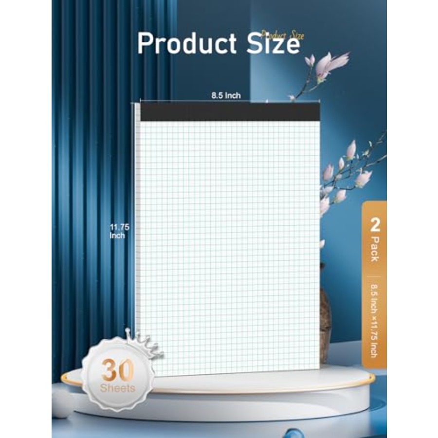 Graph Paper Pad 11, 2 Pack, 44 - Graph Paper Pad recension och pris