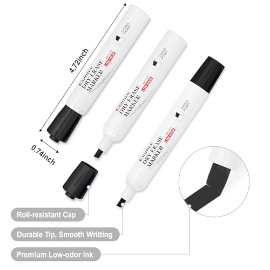 Dry Erase Markers 4 Sets of 36 - Whiteboard Marker Set recension och pris