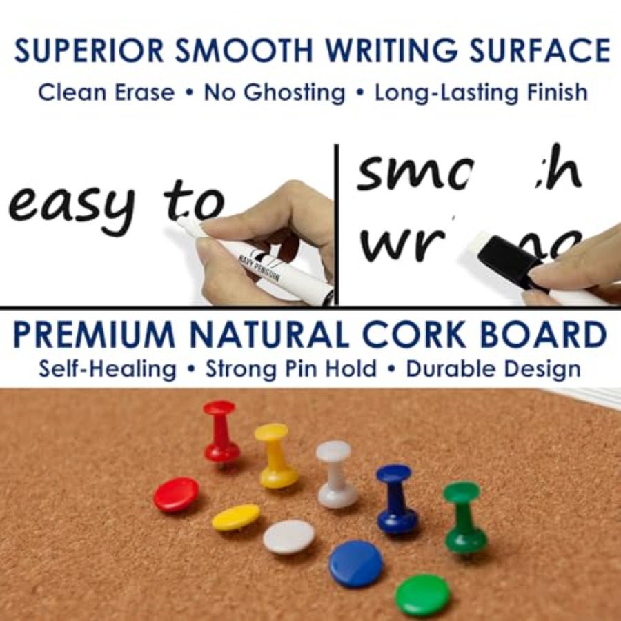 Combination Whiteboard Bulleti - Whiteboard Marker Set recension och pris