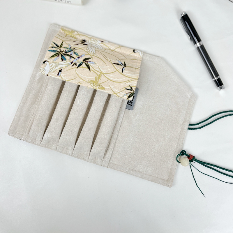 Retro Chinese Style Pen Curtai - Pen Pouch Roll recension och pris