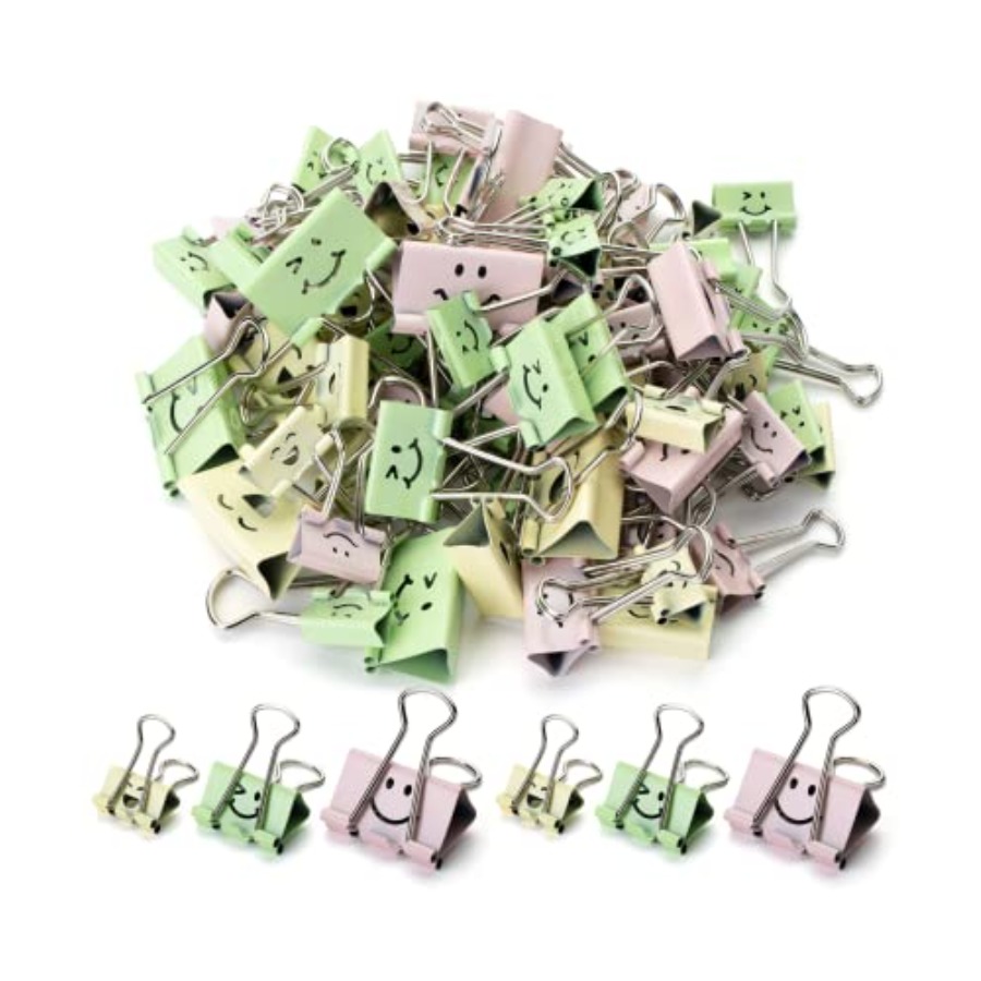 - Cute Binder Clips, 80 pcs, A - Binder Clip Assorted recension och pris