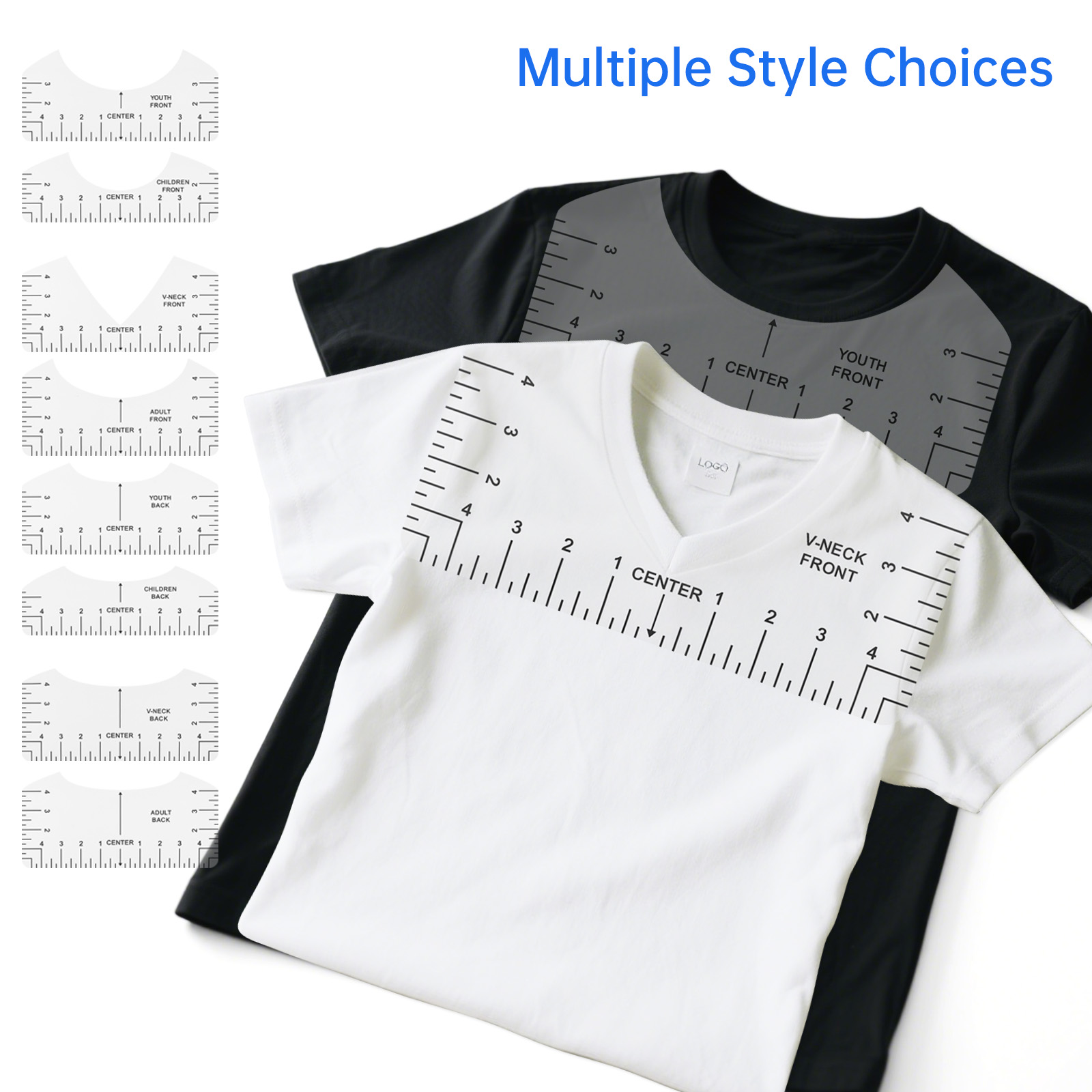 Transparent T-shirt Ruler Guid - Ruler Set Transparent recension och pris