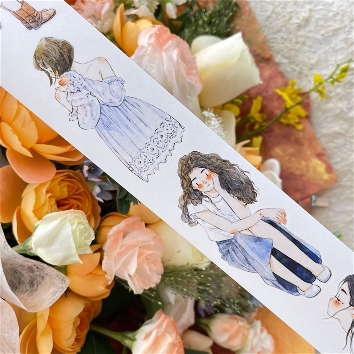 DingDing Studio Vintage Waitin - Washi Tape Set recension och pris