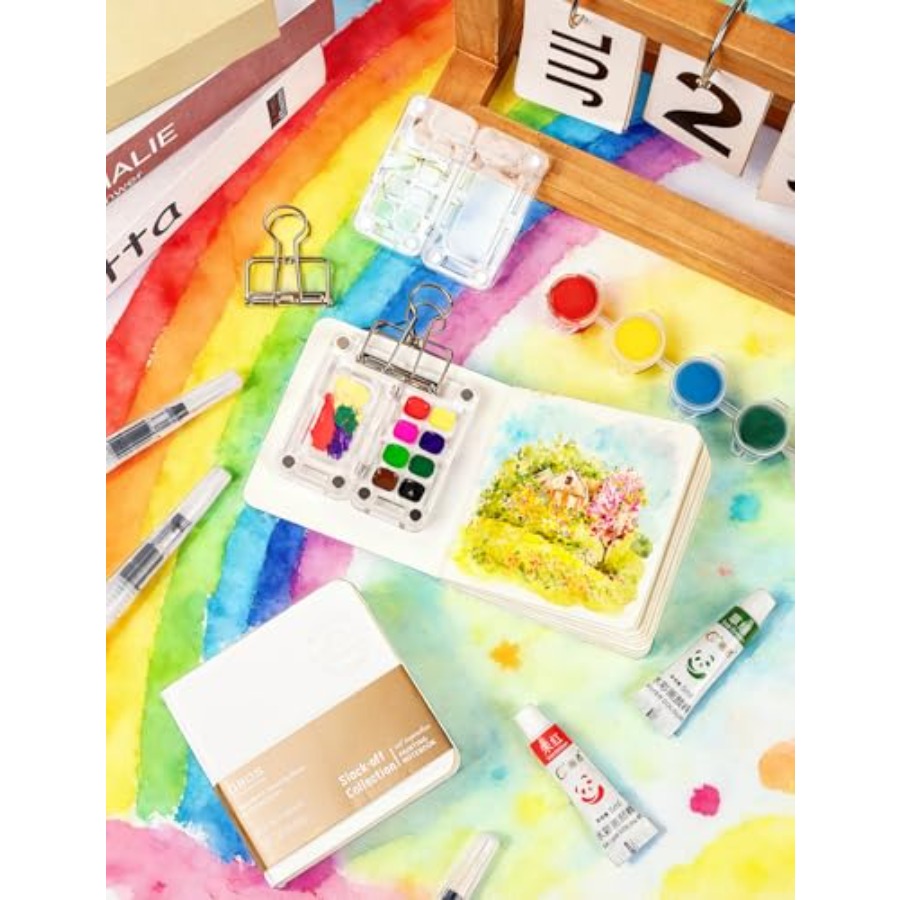 Mini Watercolor Paint Set Trav - Paperclip Magnetic Set recension och pris