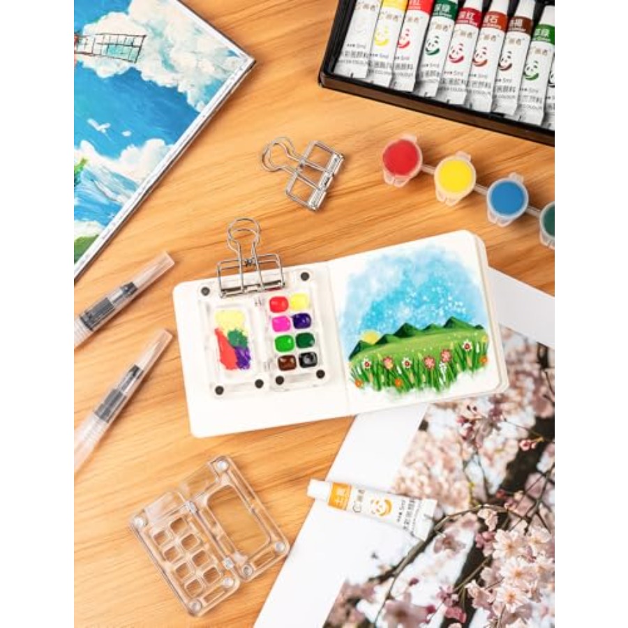 Mini Watercolor Paint Set Trav - Paperclip Magnetic Set recension och pris