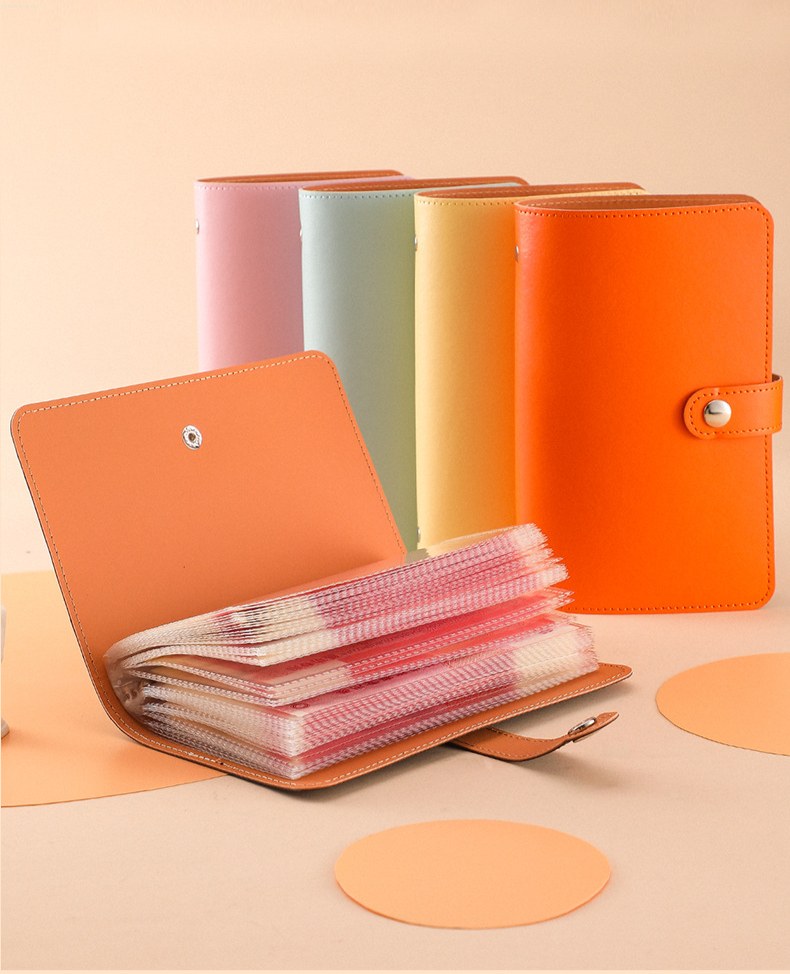 PU Leather Budget Binder Noteb - Binder Clip Assorted recension och pris