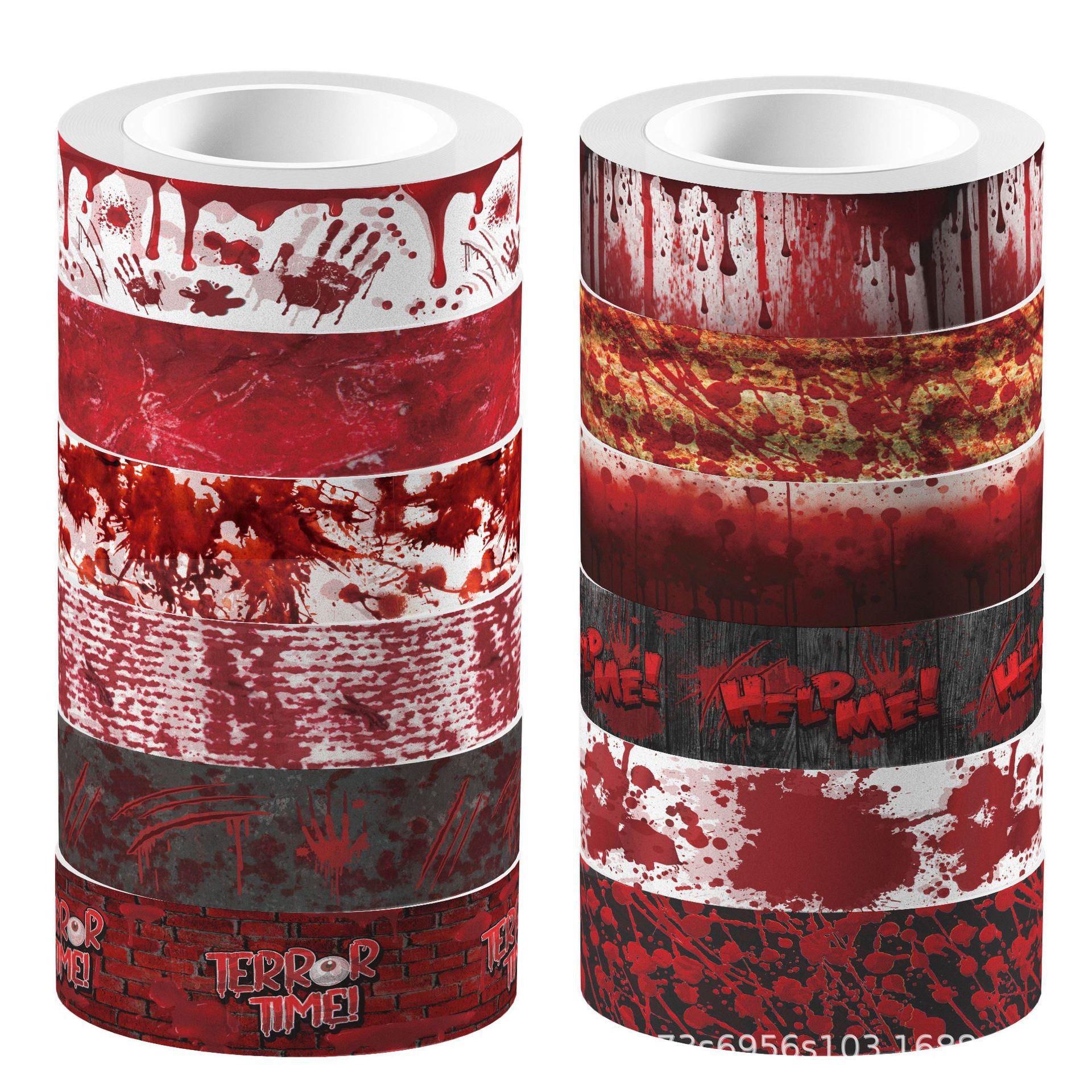 Halloween Bloody Hand Bleeding - Washi Tape Set recension och pris