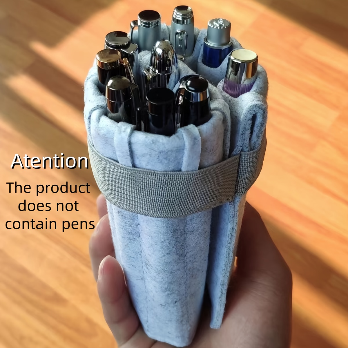 11-Pen Capacity Felt Roll-Up P - Pen Pouch Roll recension och pris