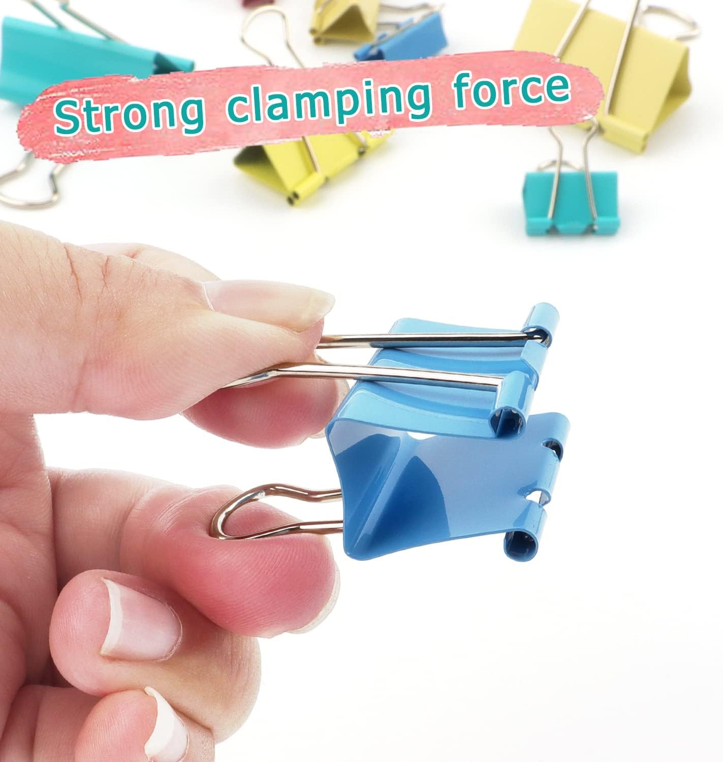 Colorful Binder Clips, Assorte - Binder Clip Assorted recension och pris