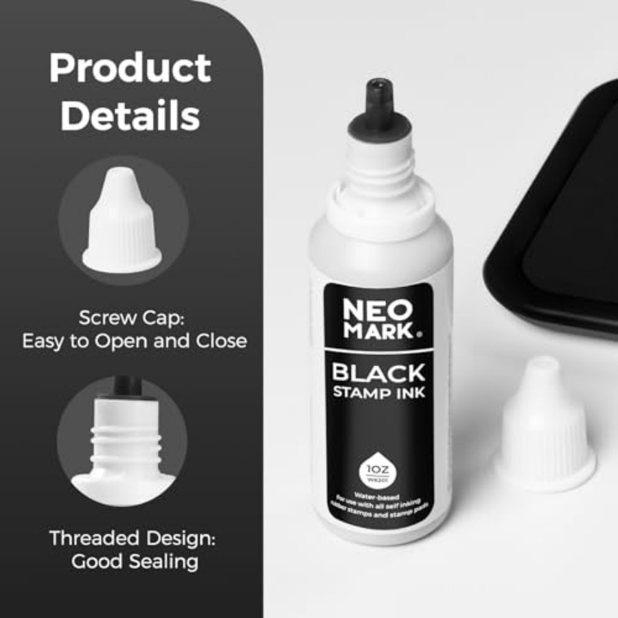 Premium Stamp Ink, 2 Pack Quic - Self Inking Stamp recension och pris