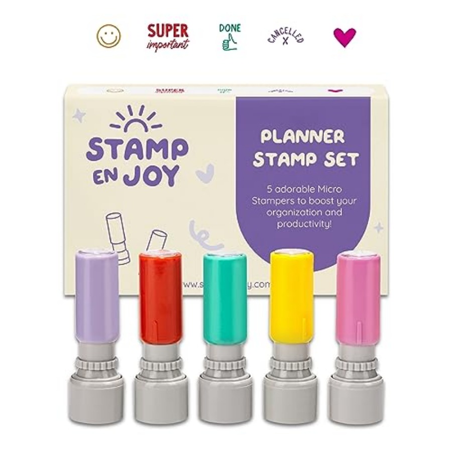 5 Self-Ink Flash Stamp Set, Mu - Self Inking Stamp recension och pris