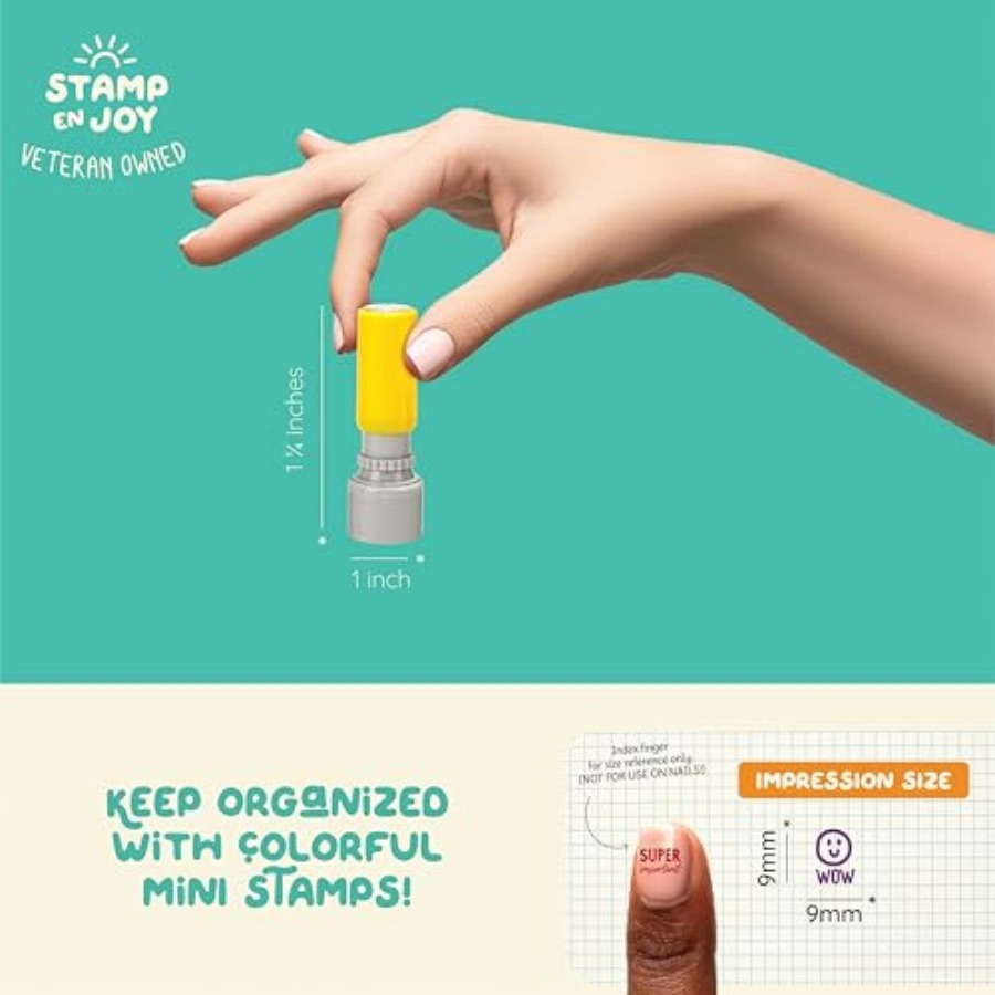 5 Self-Ink Flash Stamp Set, Mu - Self Inking Stamp recension och pris