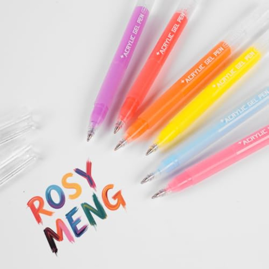 ROSYMENG 10 Colors Acrylic Gel - Gel Ink Pen Set recension och pris