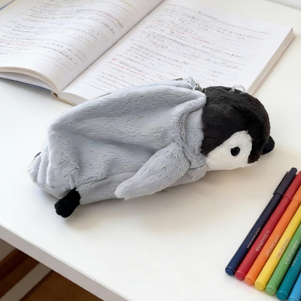 Cute Penguin Pencil Pouch Larg - Stationery Supply recension och pris