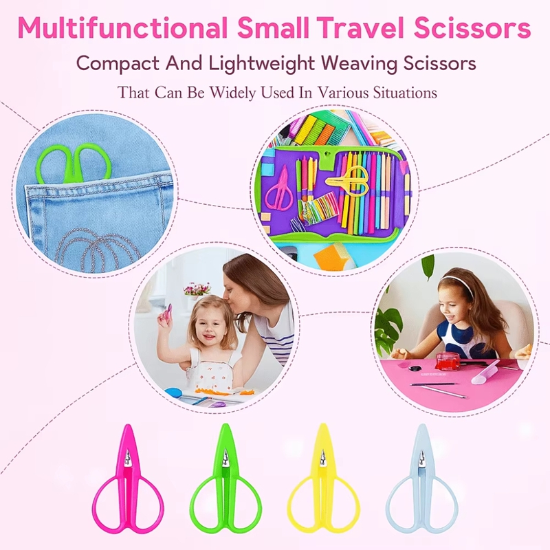 Portable Mini Scissors with Co - Scissors Stainless Craft recension och pris