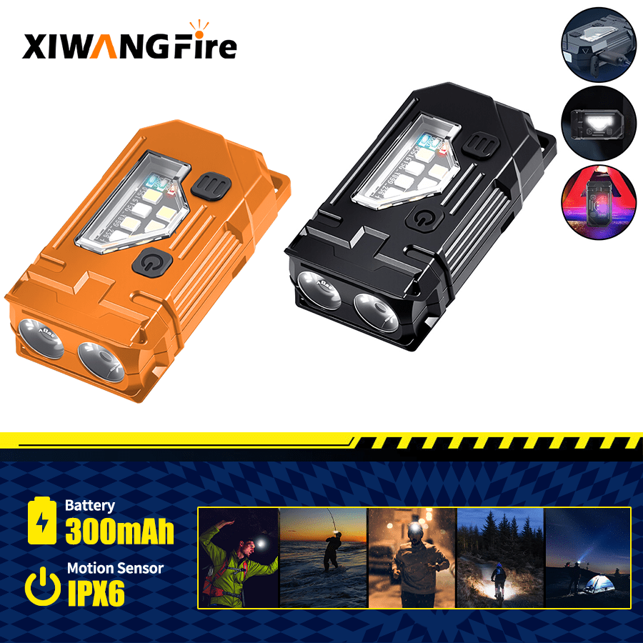 Mini Keychain EDC Flashlight - - Stationery Supply recension och pris