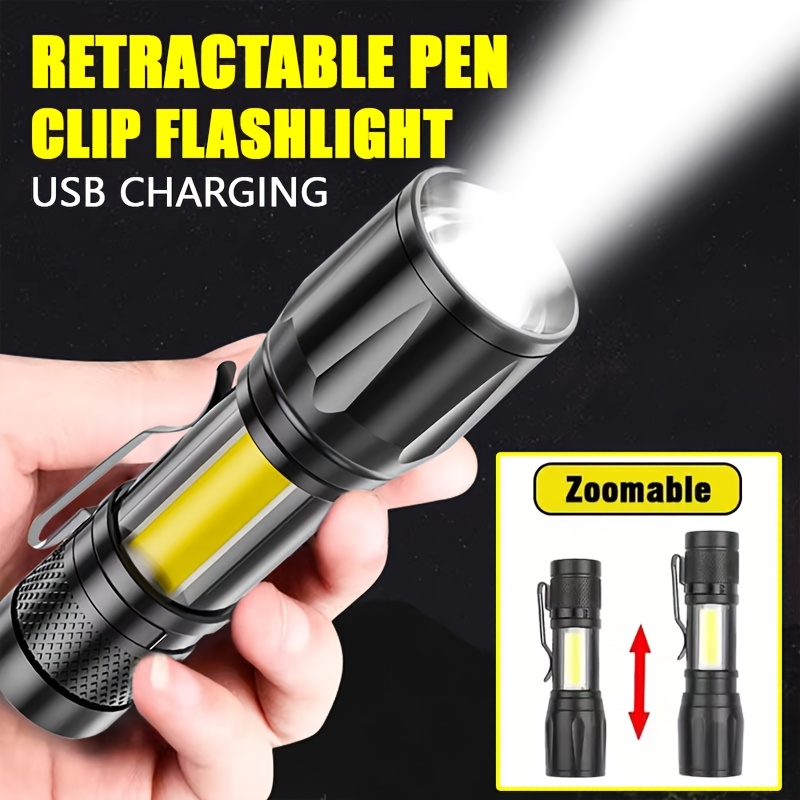 Mini LED Flashlight COB Floodl - Stationery Supply recension och pris